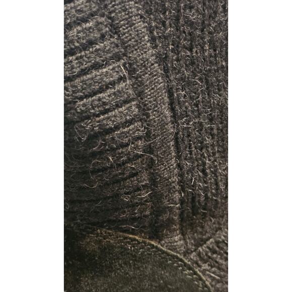 UGG RIBBED CARDI SHEARLING LINED BOOTS BLACK SIZE 8 - Picture 9 of 10